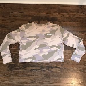Camouflage Hollister crop top